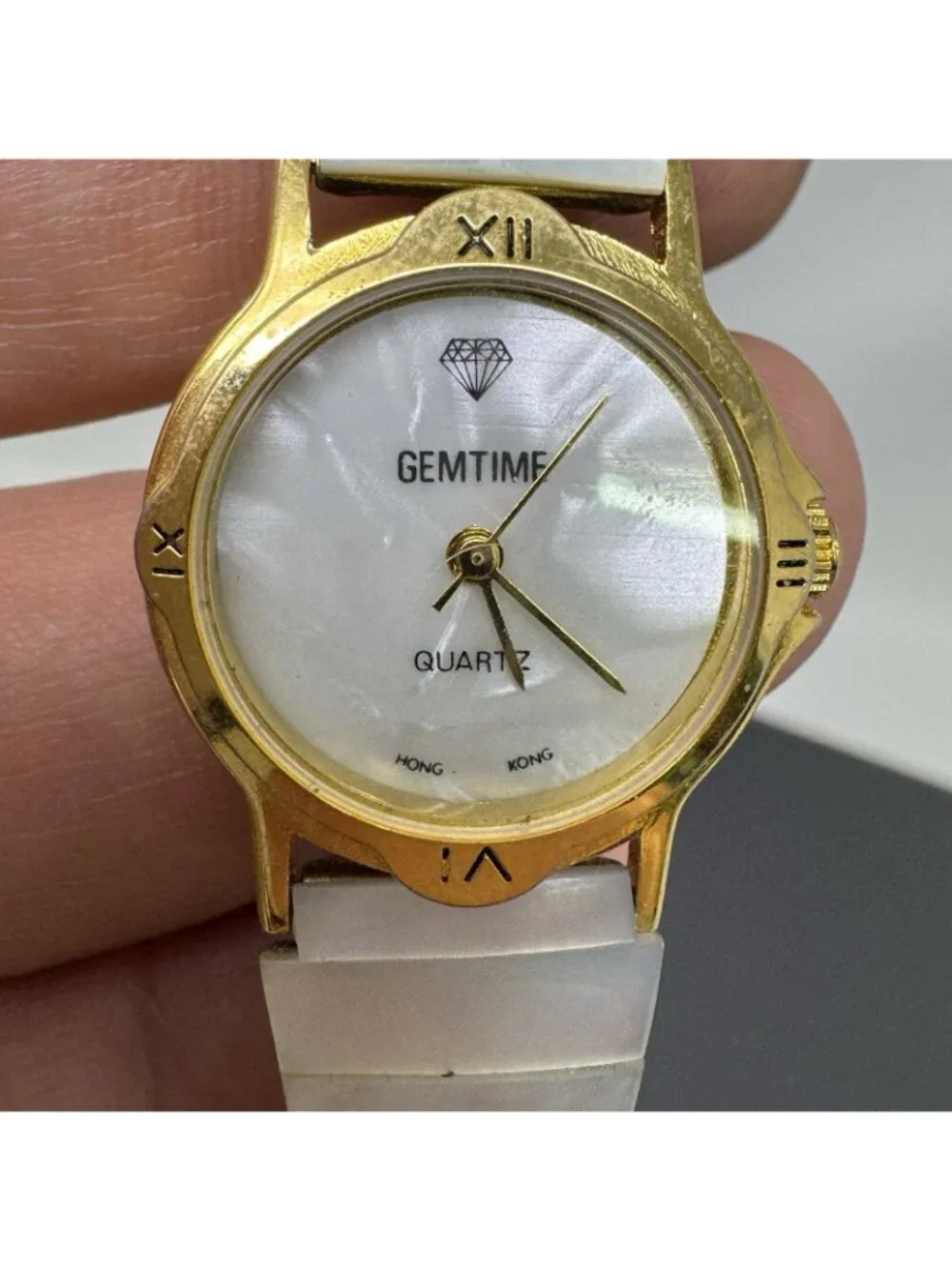 GemTime Mother of Pearl Watch Women For Parts Or Restore